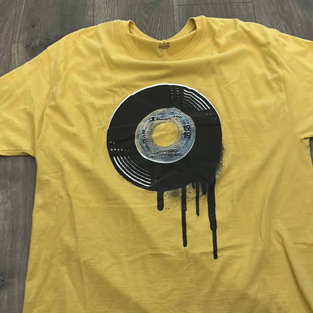 Yellow champion shirt
